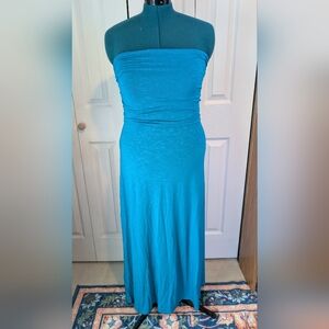 J Jill tube top maxi dress, NWT, Women's size small, electric blue